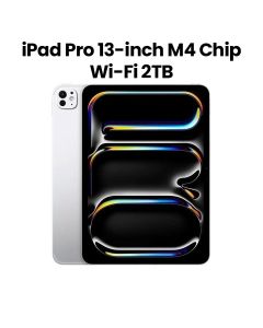 Apple Wi-Fi iPad Pro 16GB RAM 2TB Storage 13 Inch, M4 Chip, Standard Glass, Ultra Retina XDR Display - Silver - MVX93AB/A