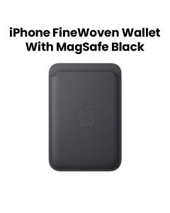 Apple iPhone Fine Woven Wallet, Compact And Lightweight, Designed To Magnetically Attach To iPhone - Black - MA6W4ZM/A