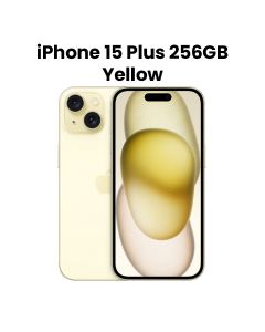 Apple iPhone 15 Plus 256GB Storage 6.7 Inch, Super Retina XDR Display, A16 Bionic Chip, 48MP Main Camera, MagSafe Wireless Charging - Yellow - MU1D3AA/A