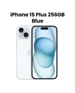 Apple iPhone 15 Plus 256GB Storage 6.7 Inch, Super Retina XDR Display, A16 Bionic Chip, 48MP Main Camera, MagSafe Wireless Charging - Blue - MU1F3AA/A