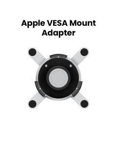 Apple VESA Mount Adapter For Studio Display, Lightweight Design, Retina 6K Display - Silver - MX5M3AB/A