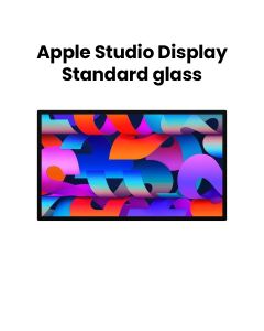 Apple Studio Display With Standard Glass And VESA Mount Adapter, High-Fidelity Audio System - Black/Silver - MYJH3AB/A