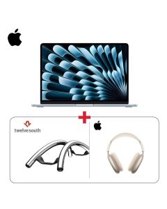 MacBook Air Studio Bundle Apple MacBook Air 16GB 256GB Sky Blue + Twelve South Laptop Stand + Airpods Max (603001000005528,603001000010360,603001000012775)