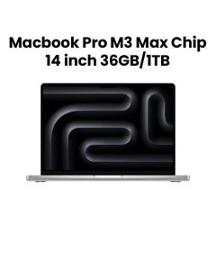 Apple MacBook Pro 36GB RAM 1TB SSD 14 Inch, M3 Max Chip, 14-Core CPU And 30-Core GPU, Liquid Retina XDR Display - Silver - MRX83AB/A