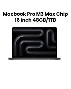 Apple MacBook Pro 1TB SSD 16 Inch, English And Arabic Keyboard, M3 Max Chip, 16-Core CPU And 40-Core GPU - Space Black - MUW63AB/A