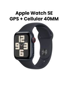 Apple Watch SE GPS + Cellular 40mm Midnight Aluminium Case with Midnight Sport Band   | MXGC3QA/A