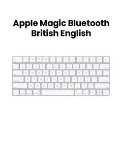Apple British English Magic Keyboard, Precision Scissor Mechanism, Bluetooth Connectivity, Lightweight Aluminium Design - White