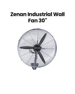Zenan GG021 Industrial Wall Fan 30 Inch, Powerful Airflow Performance, 3 Adjustable Speed Settings - Black - ZIF-30WF