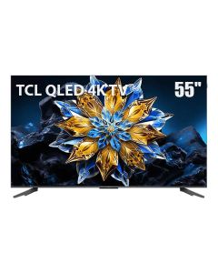 TCL 55" QLED 4K Google TV - Black | 55C655 PRO