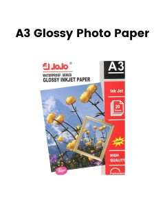 Jumbo Print Jojo A3 Glossy Photo Paper 200gsm Waterproof, White