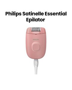 Philips Satinelle Essential Epilator Gentle Hair Removal | White/Pink | BRE229/00