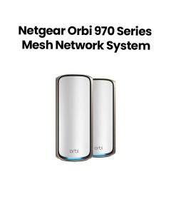 Netgear Orbi Wi-Fi 7 Mesh Network System | RBE972S-100EUS | Quad-Band | White