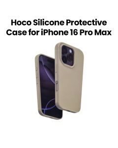 Hoco Silicone Protective Case for iPhone 16 Pro Max | Desert Titanium | DG30