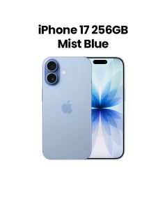 Apple iPhone 17 8GB RAM 256GB Storage 6.3 Inch, Super Retina XDR, 5G Connectivity, All-Day Battery Life - Mist Blue - MG694AH/A