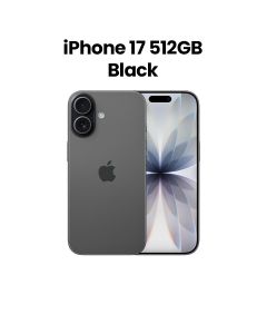 Apple iPhone 17 8GB RAM 512GB Storage 6.3 Inch, Super Retina XDR, 5G Connectivity, All-Day Battery Life - Black - MG6D4AH/A