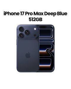 Apple iPhone 17 Pro Max 12GB RAM 512GB Storage 6.9 Inch, Super Retina XDR, Pro-Level Performance - Deep Blue - MFYE4AH/A
