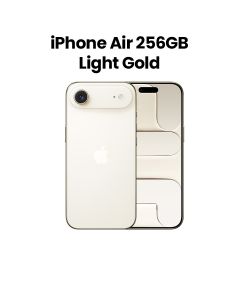 Apple iPhone Air 256GB Storage 6.5 Inch, Slim And Durable Build, Super Retina XDR, Powerful Performance, Water and Dust Resistant - Light Gold - MG1A4AH/A