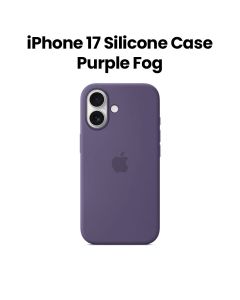 Apple Silicone Case With MagSafe For iPhone 17, Precision Fit And Sleek Profile, Reliable Everyday Protection - Purple Fog - MGF04ZM/A