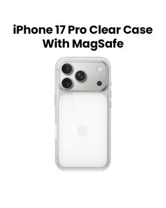 Apple Clear Case With MagSafe For iPhone 17 Pro, Tough Protection, Scratch And Shock Resistance, Wireless Charging Compatible - Clear - MGFT4ZM/A