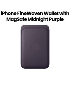 Apple FineWoven Wallet With MagSafe For iPhone, Integrated Magnetic Connection, FineWoven Material Construction - Midnight Purple - MGH84ZM/A