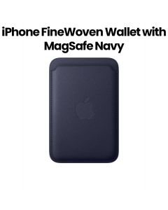 Apple FineWoven Wallet With MagSafe For iPhone, Integrated Magnetic Connection, FineWoven Material Construction - Navy - MGH94ZM/A