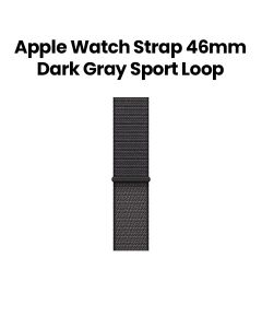 Apple Sport Loop 46mm, Lightweight And Breathable Design, Secure Fit Mechanism, Sustainable Materials - Dark Gray - MFFM4ZM/A