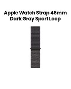 Apple Sport Loop 46mm XL, Lightweight And Breathable Design, Secure Fit Mechanism, Sustainable Materials - Dark Gray - MFFN4ZM/A