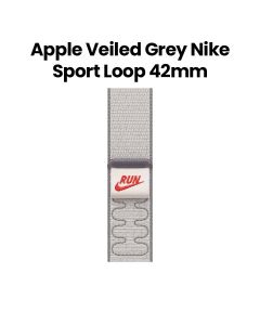 Apple Nike Sport Loop 42mm, Hook-And-Loop Fastener, Gentle Weave Texture, Secure And Adjustable Fit - Veiled Gray - MGCY4ZM/A