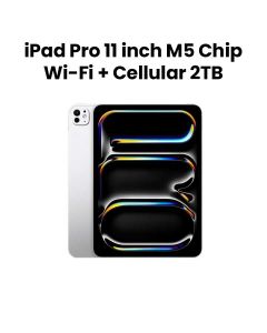 Apple Wi-Fi + Cellular iPad Pro 2TB Storage 11 Inch, Standard Glass, Ultra Retina XDR Display - Silver - ME6A4AB/A
