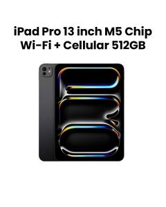 Apple Wi-Fi + Cellular iPad Pro 512GB Storage 13 Inch, Standard Glass, Ultra Retina XDR Display - Space Black - ME7Y4AB/A