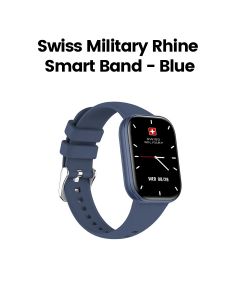 Swiss Military Rhine 3 Smart Band with Talking Feature & Heart Rate Monitor - Blue |SM-BAND-RHINE3-BLUFBLUS|2 Years Warranty