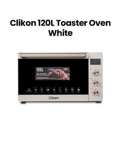 Clikon 120L Toaster Oven with Convection, Rotisserie & Interior Lamp 2800W – White |CK4363