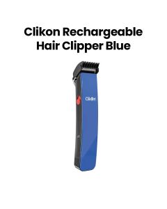 Clikon Rechargeable Hair Clipper with Adjustable Comb – Blue | CK3216