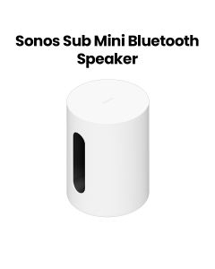 Sonos Sub Mini Subwoofer, Powerful Deep Bass, Immersive Sound Experience, Compact Powerful Design, Wireless Connectivity, Easy Control - White - SUBM1UK1WHT