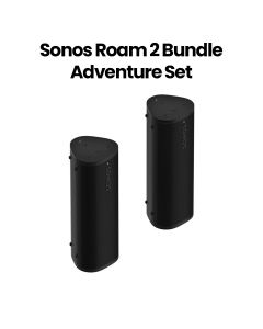 Sonos Adventure Set Portable Speaker, Long Lasting Playback, Adventure Ready Durability, Portable Lightweight Design - Black - ROAM2-BUNDLE