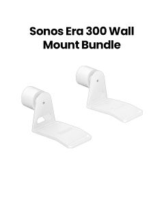 Sonos Era 300 Wall Mount Bundle 2.5 Inch, Enhanced Acoustic Performance, Low Profile Design, Durable Secure Mounting, Easy Installation - White