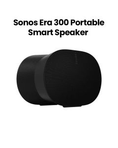 Sonos Era 300 Portable Smart Speaker, Dolby Atmos Music Support, High Quality Audio Streaming - Black - E30G1UK1BLK