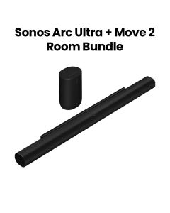 Sonos Arc Ultra + Move 2 Room Set, Immersive Dolby Atmos Audio, Powerful Portable Sound, Wi-Fi And Bluetooth Streaming - Black - ARCULTRA-MOVE2-BLK
