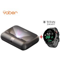Yaber Ultra Short Throw Laser Projector 1000 ANSI Lumens, 1080P, JBL Dual 15W, Dolby – Black | K300S