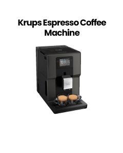 Krups Espresso Full Automatic Coffee Machine – Silver/Black | EA872BM0
