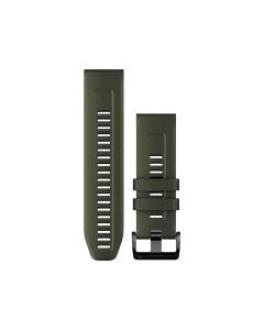 Garmin QuickFit 26mm Silicone Watch Band – Moss, Quick Release, Secure Fit Sport Smartwatch Strap | 124mm Adjustment Band; 95mm Buckle Band
