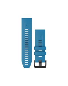 Garmin QuickFit 26mm Silicone Watch Band – Cirrus Blue, Quick Release, Secure Fit Sport Smartwatch Strap | 124mm Adjustment Band; 95mm Buckle Band
