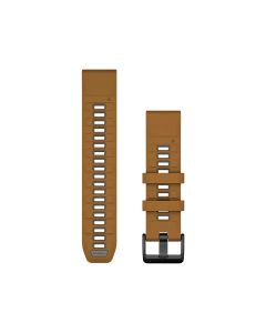 Garmin QuickFit 22mm Silicone Watch Band – Autumn/Pebble Gray, Quick Release, Secure Fit Sport Smartwatch Strap | 124mm Adjustment Band; 95mm Buckle Band
