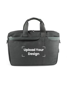 Personalized Change Collection RPET Messenger Bag – Eco-Friendly Recycled Polyester Laptop Shoulder Bag for Work & Travel – Black | MBSN 972