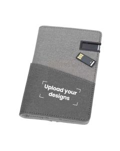 Personalized Santhome Krim Multi-Functional Passport Holder – 4000mAh Powerbank, 8GB USB, LCD Display, Micro & Lightning Cable – Travel Organizer