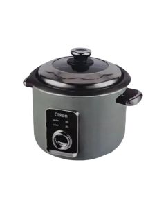 Clikon Rice Cooker 2.2L 900W Color Panel Design, Non-Stick Inner Pot, Automatic Keep Warm Function | Sage Green/Silver - CK2737
