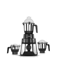 Clikon 3-in-1 Indian Mixer Grinder 1000W Stainless Steel Body, Heavy Duty Motor, Multi-Jar Grinding System | Black/Stainless Steel - CK1204