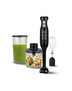 Clikon Hand Blender Set 250W Multi-Function Mixing & Blending, Stainless Steel Blades, Ergonomic Grip Design | Black/Transparent - CK2667