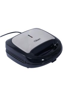Clikon 3-in-1 Sandwich Maker Interchangeable Grill Plates, Non-Stick Coating, Compact Fast Heating Design | Black - CK2442