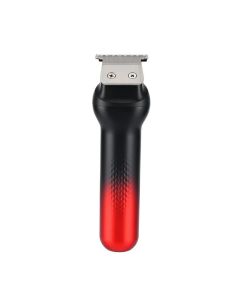 Clikon Rechargeable Hair Trimmer LED Display, Precision Stainless Steel Blades, Cordless Grooming Clipper | Black/Red - CK3364